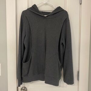 Latched Mama Nursing Heavy Hoodie, Size M, Charcoal